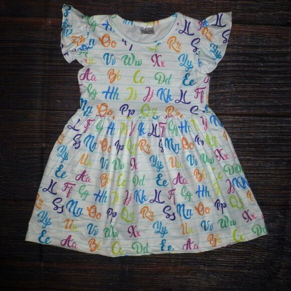 Baby Toddler Girls Boutique Dress Lot Unicorn Mermaid Tie Dye - Picture 5 of 7